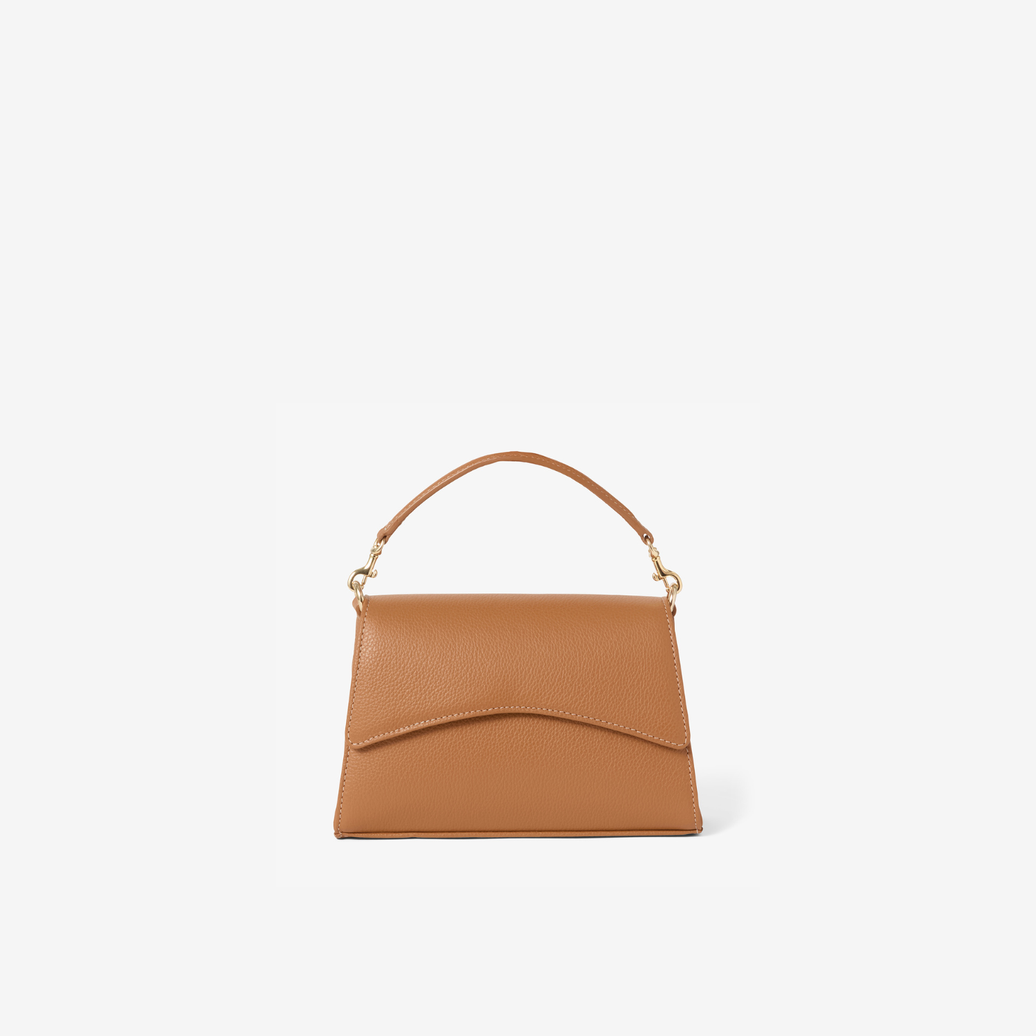Leather handbag - After work bag Cherry/Gold Leather handbag - After work bag Cherry/Gold