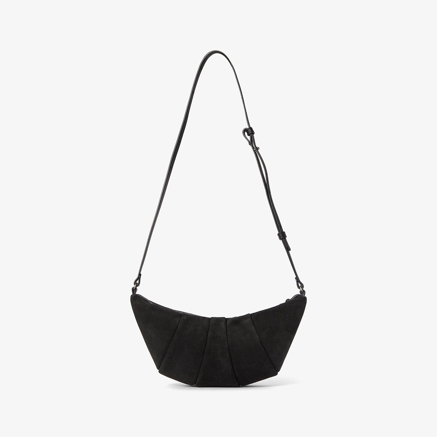 Croissant Bag - Black/Silver