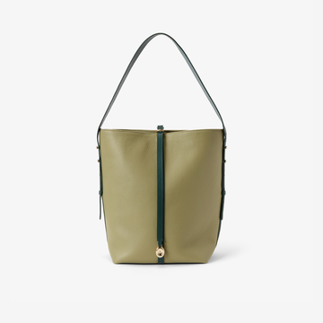 Bucket Bag - Pistachio Forest/Gold