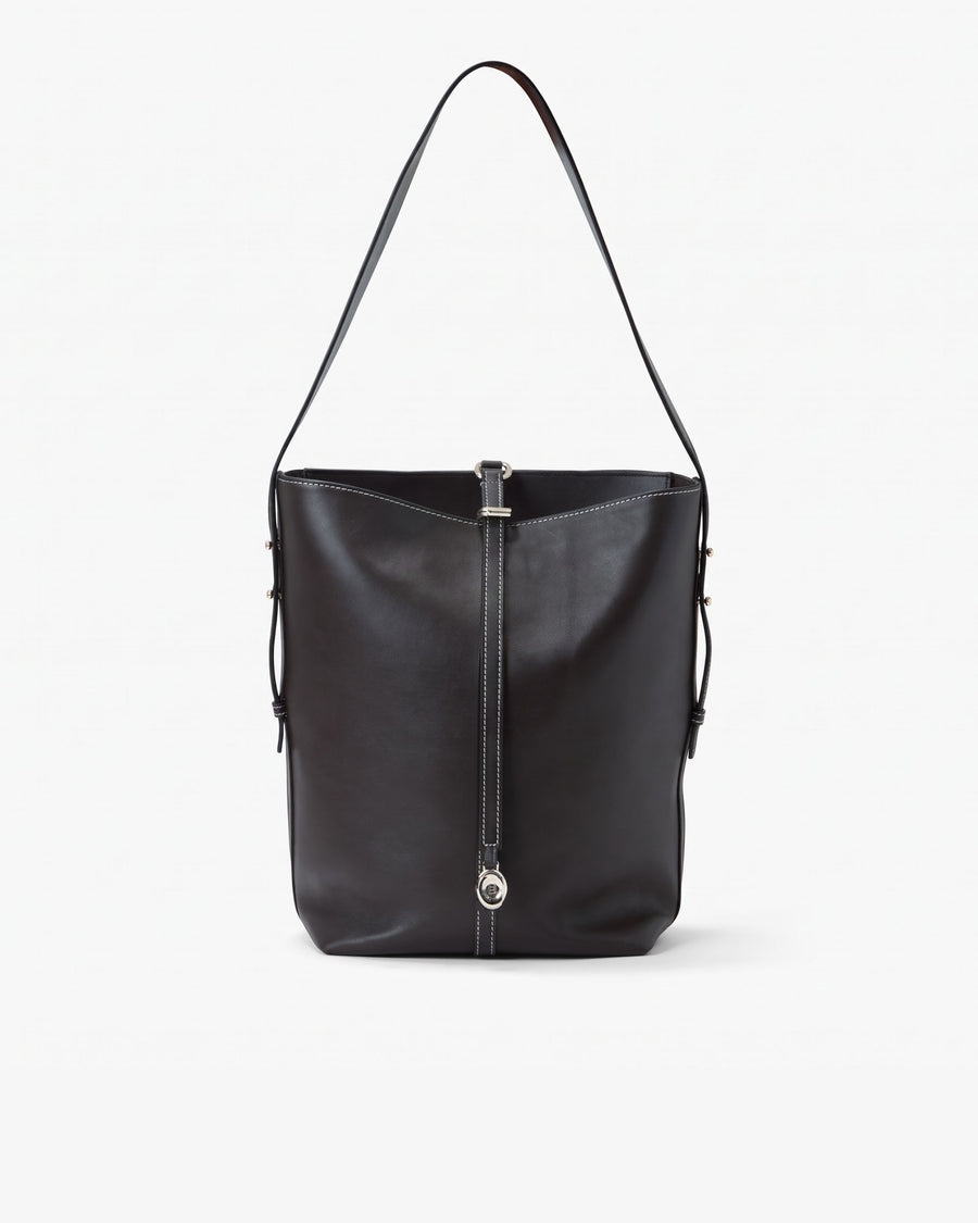 Bucket Bag - Black/Silver Contrast