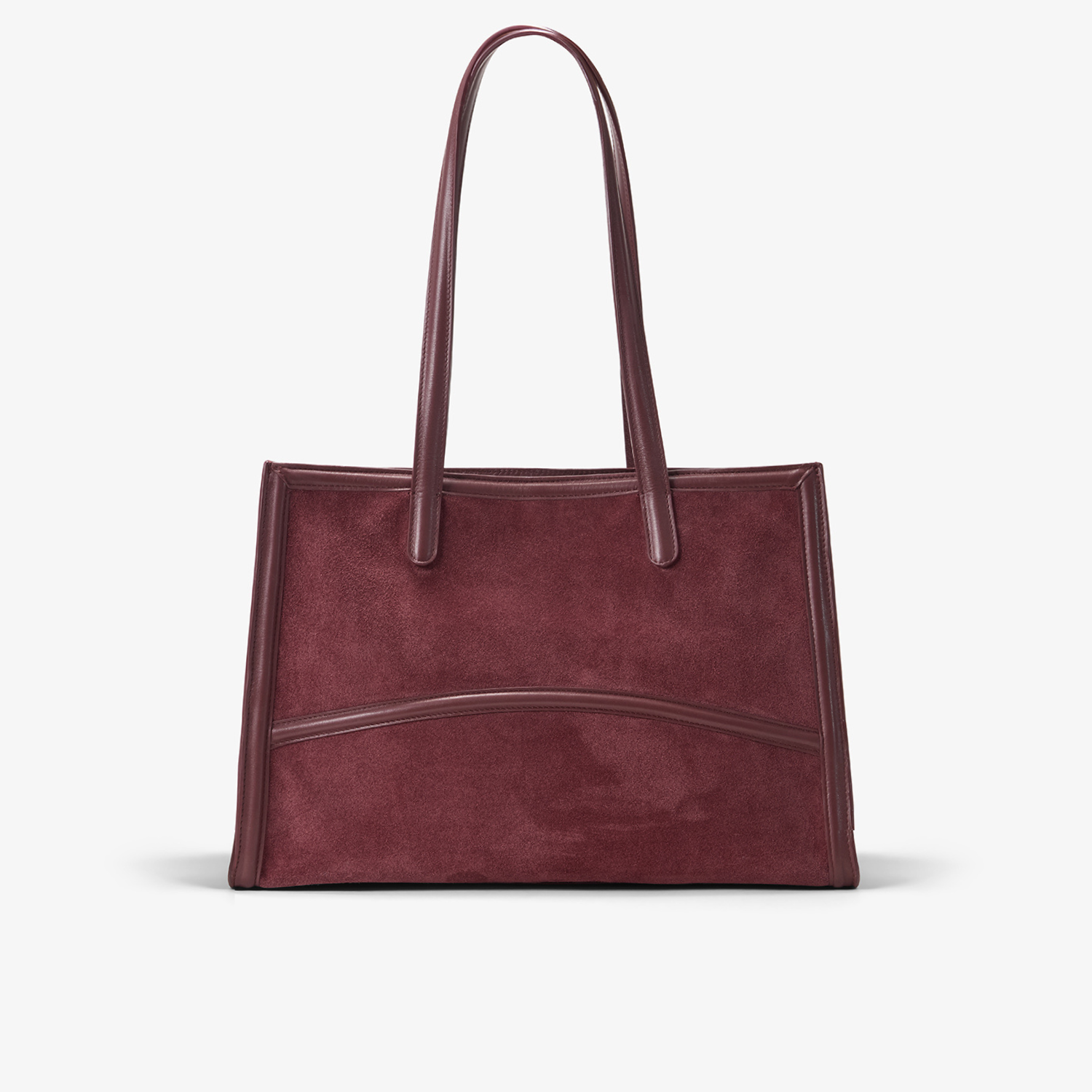 Capacious Tote - Burgundy/Gold