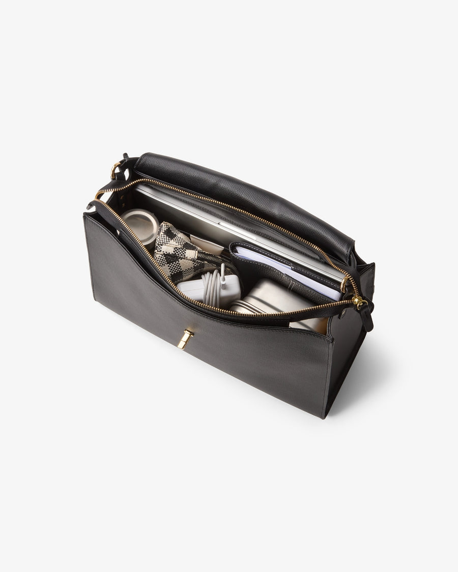 Convertible Briefcase - Black/Silver