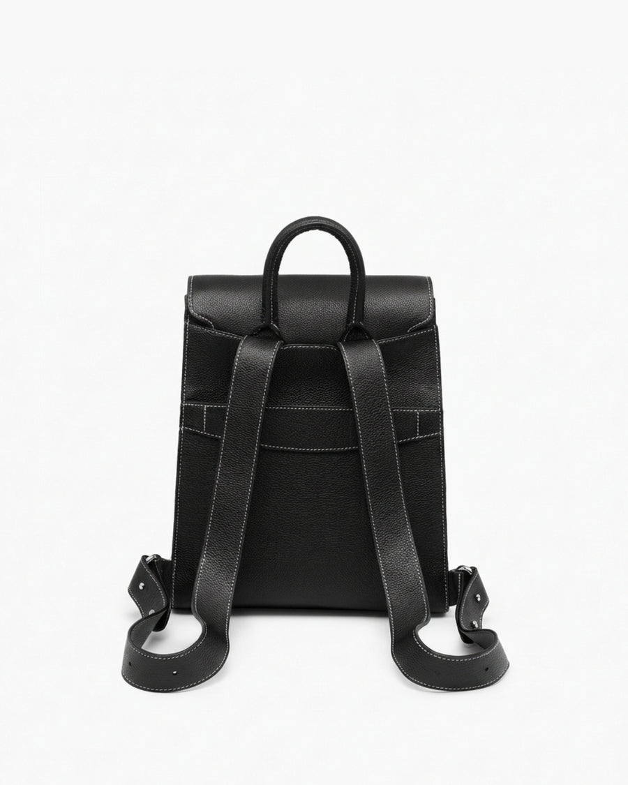 City Backpack - Black/Silver Contrast