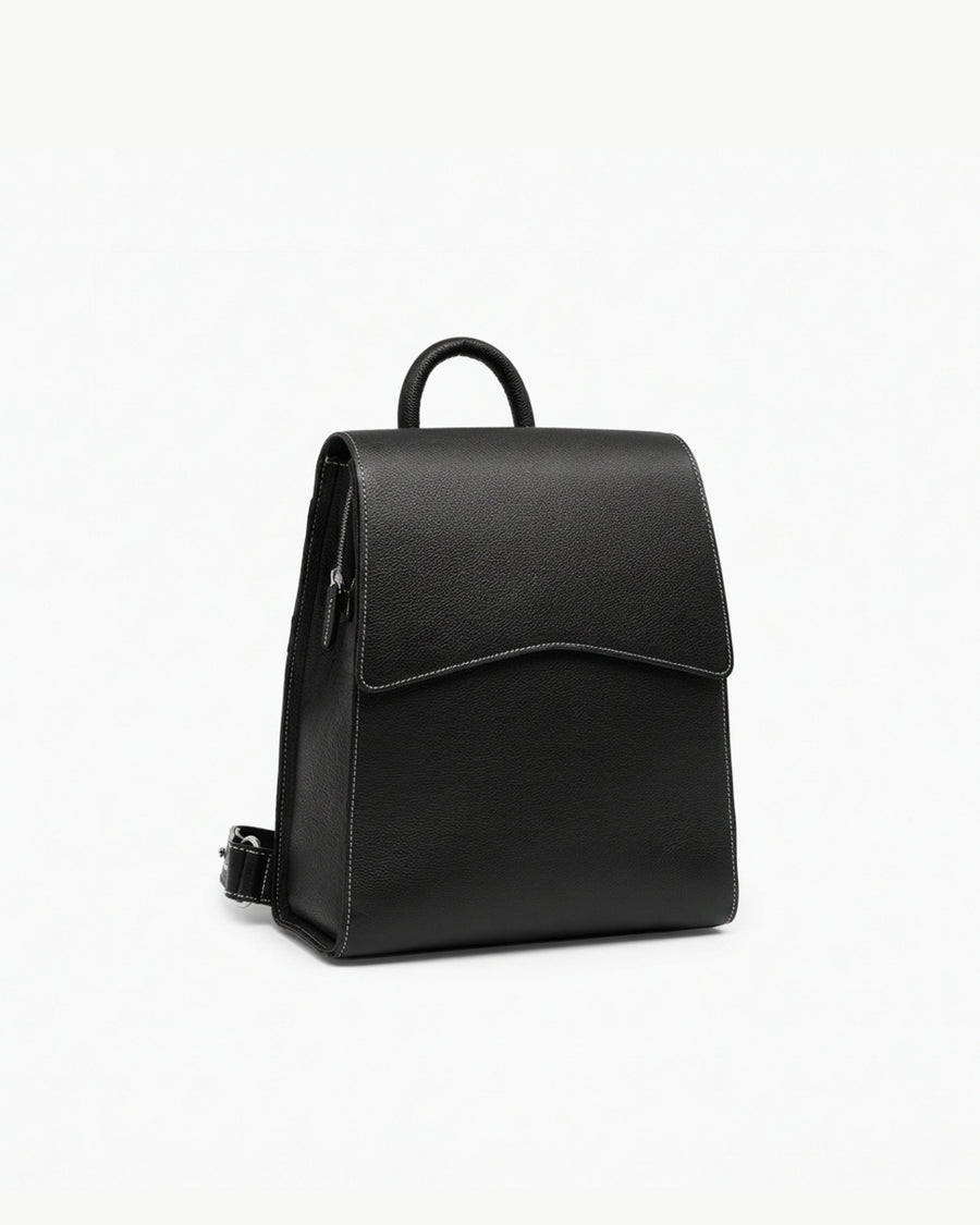 City Backpack - Black/Silver Contrast