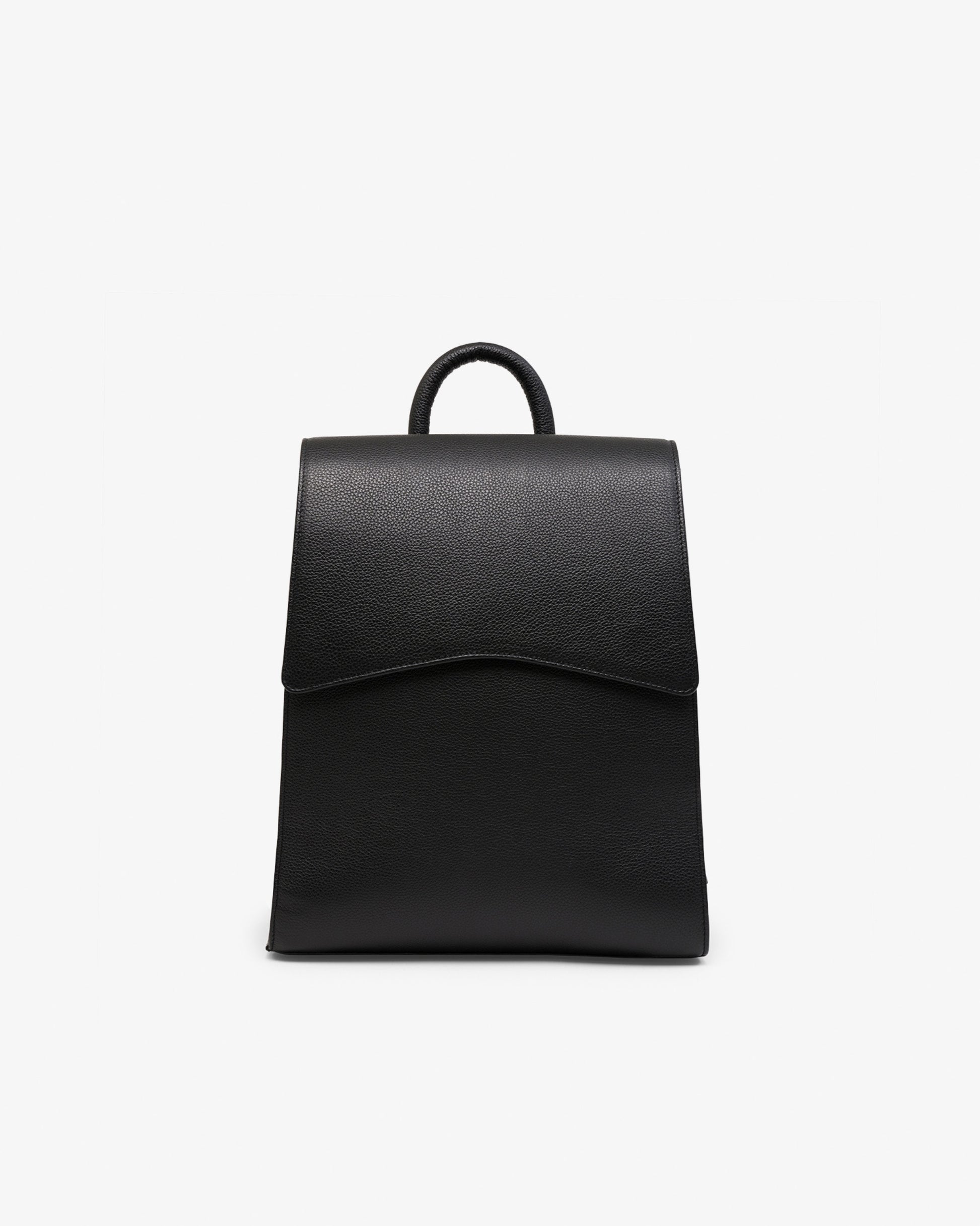 black and silver leather backpack HOOK & ALBERT Silver pony hair with Ebony Black leather details Y2k Unique Metal Cross Backpack