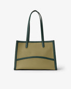 Capacious Tote - Pistachio Forest/Gold