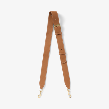 Cross Body Strap - Nougat/Gold