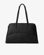 24 Hour Suitcase - Black/Gold Leather