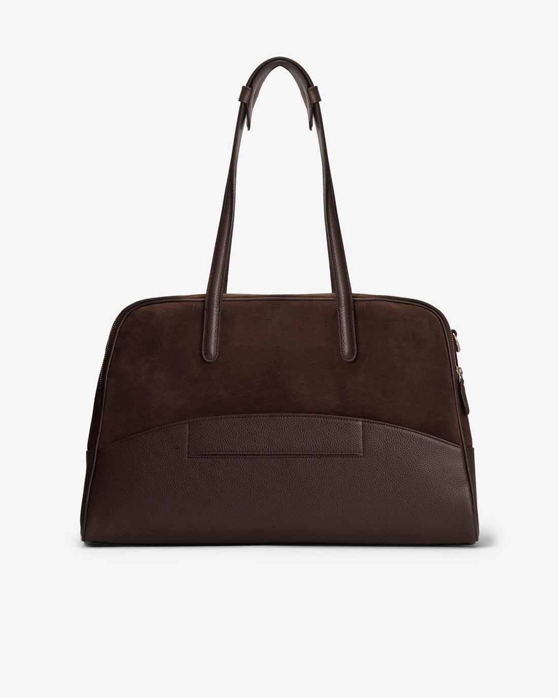 24 Hour Suitcase - Mocha/Gold Suede