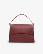 Classic Slim Briefcase - Burgundy/Gold
