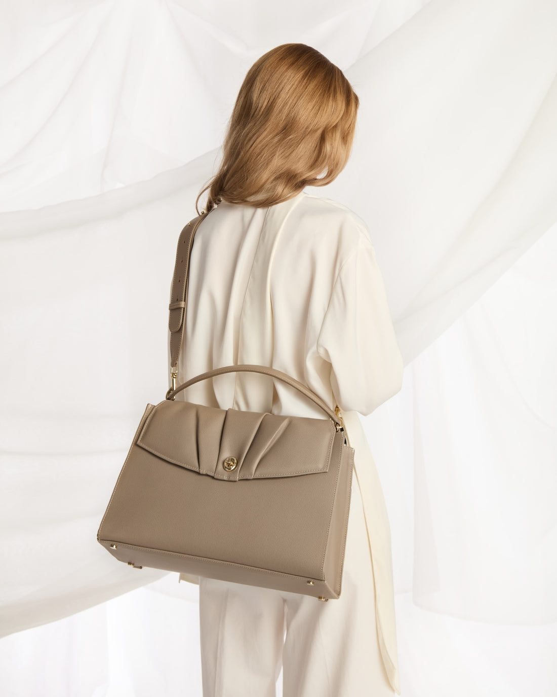Convertible Briefcase - Clay/Gold