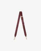 Cross Body Strap - Burgundy/Gold