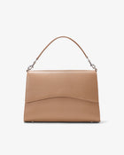 Classic Slim Briefcase - Biscuit/Silver