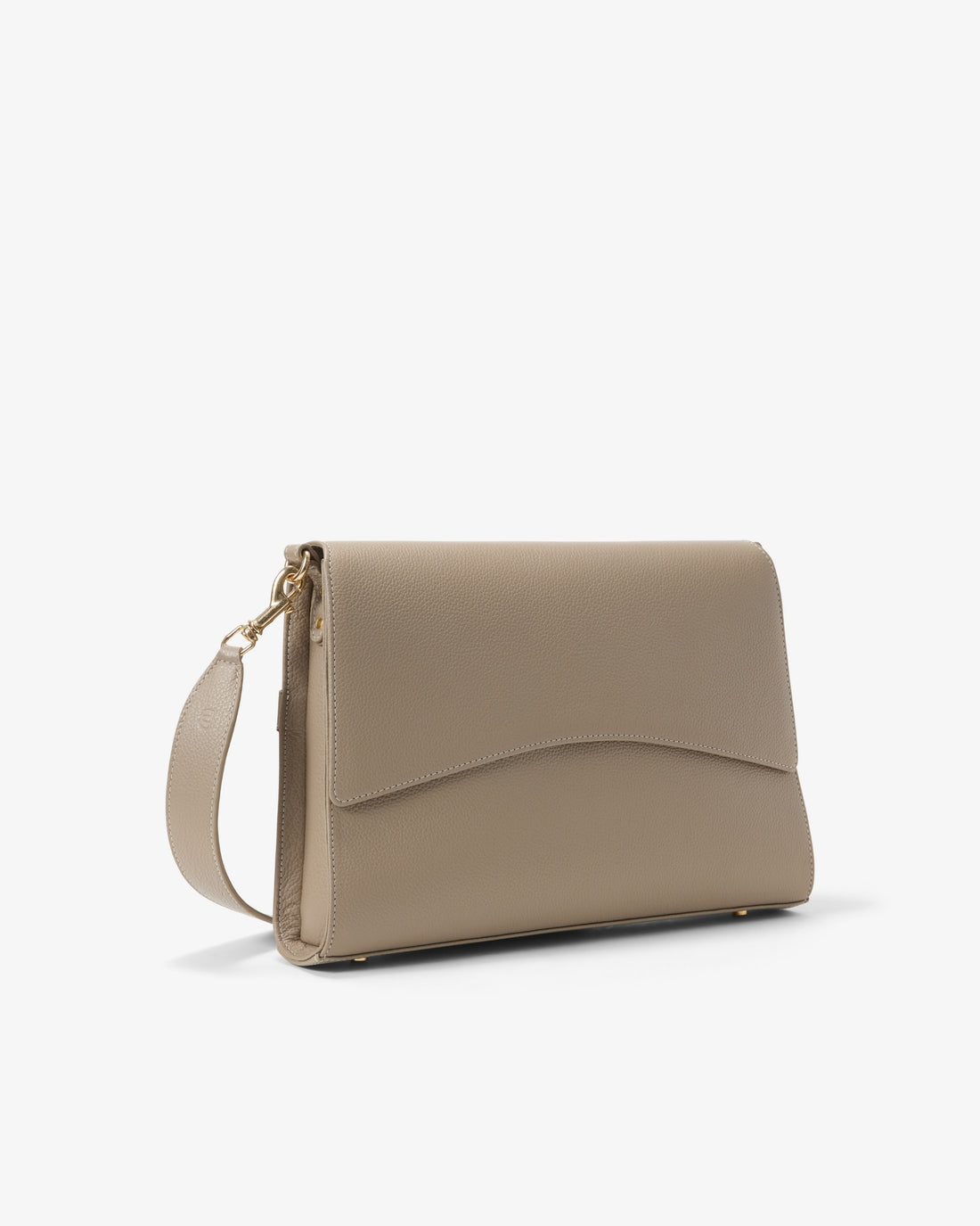 Classic Slim Briefcase - Clay/Gold