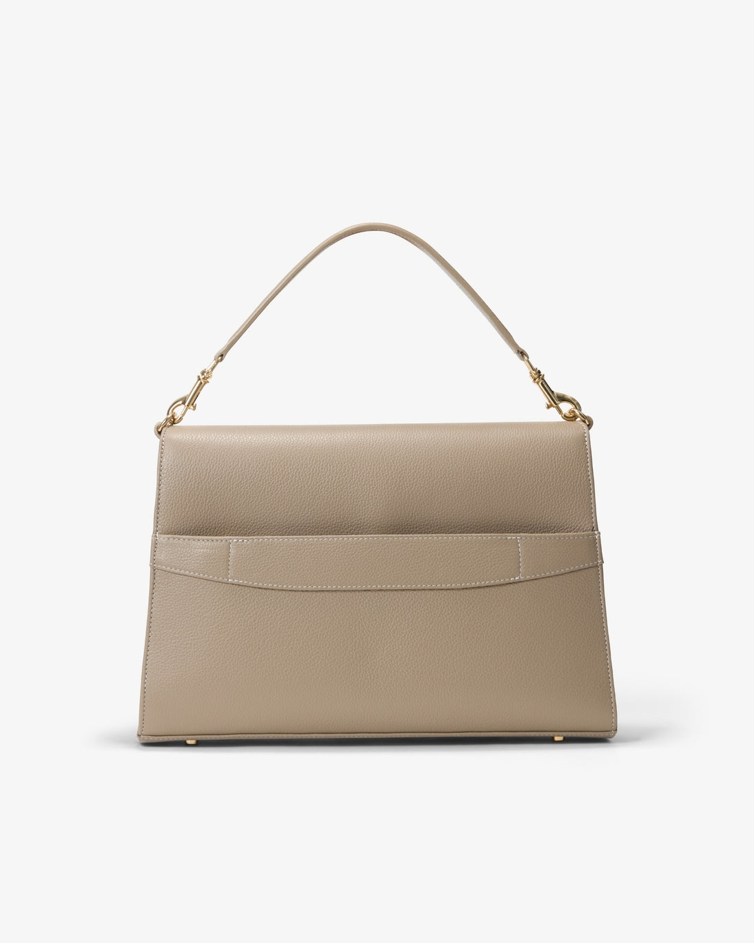 Classic Slim Briefcase - Clay/Gold