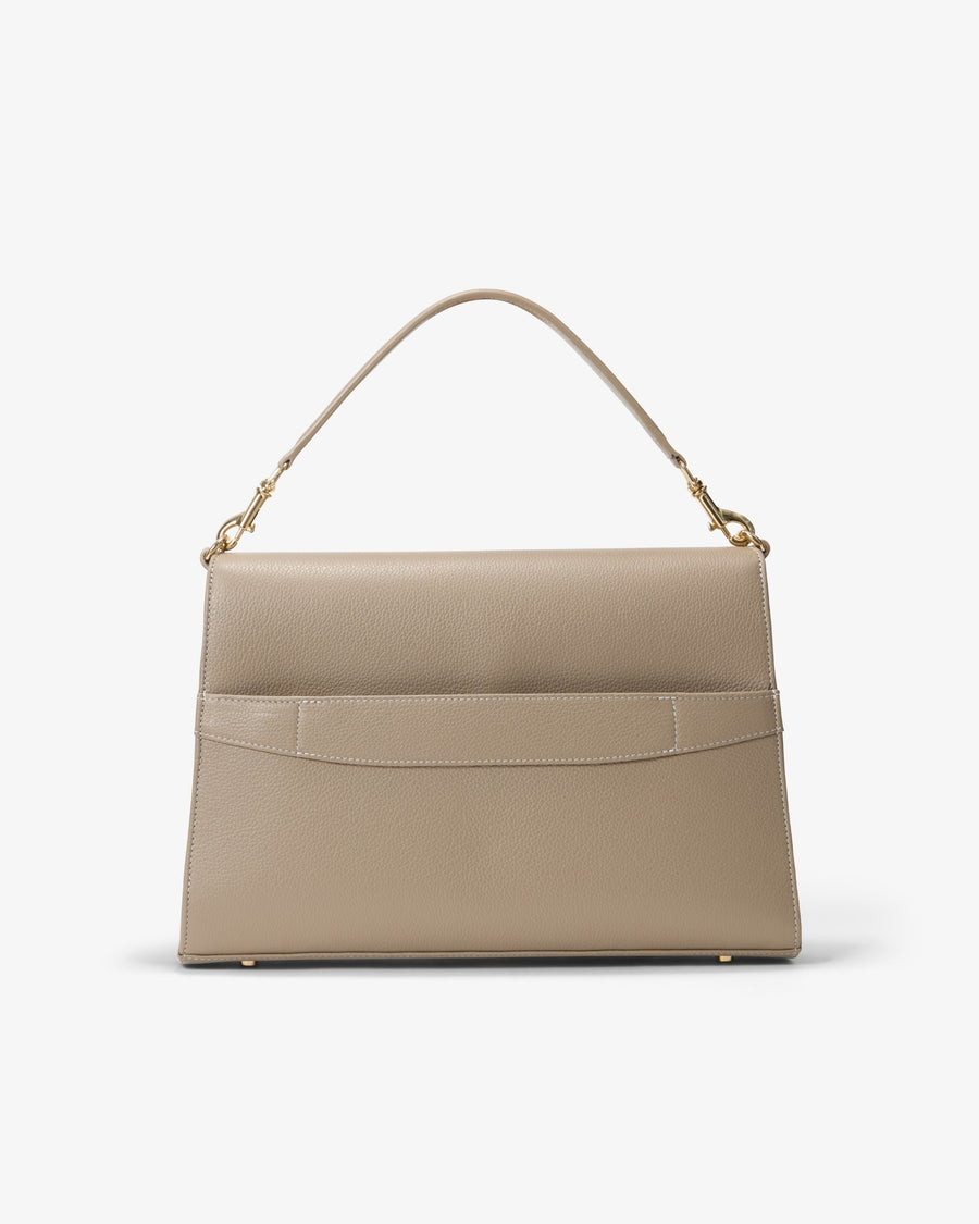 Classic Slim Briefcase - Clay/Gold