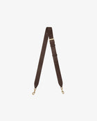 Cross Body Strap - Mocha/Gold