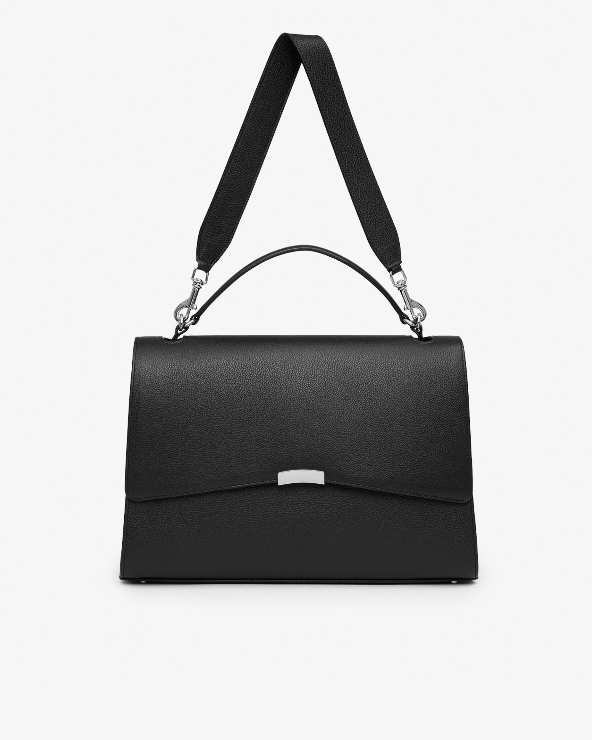 Signature Briefcase – Black/Silver | BY BANOO