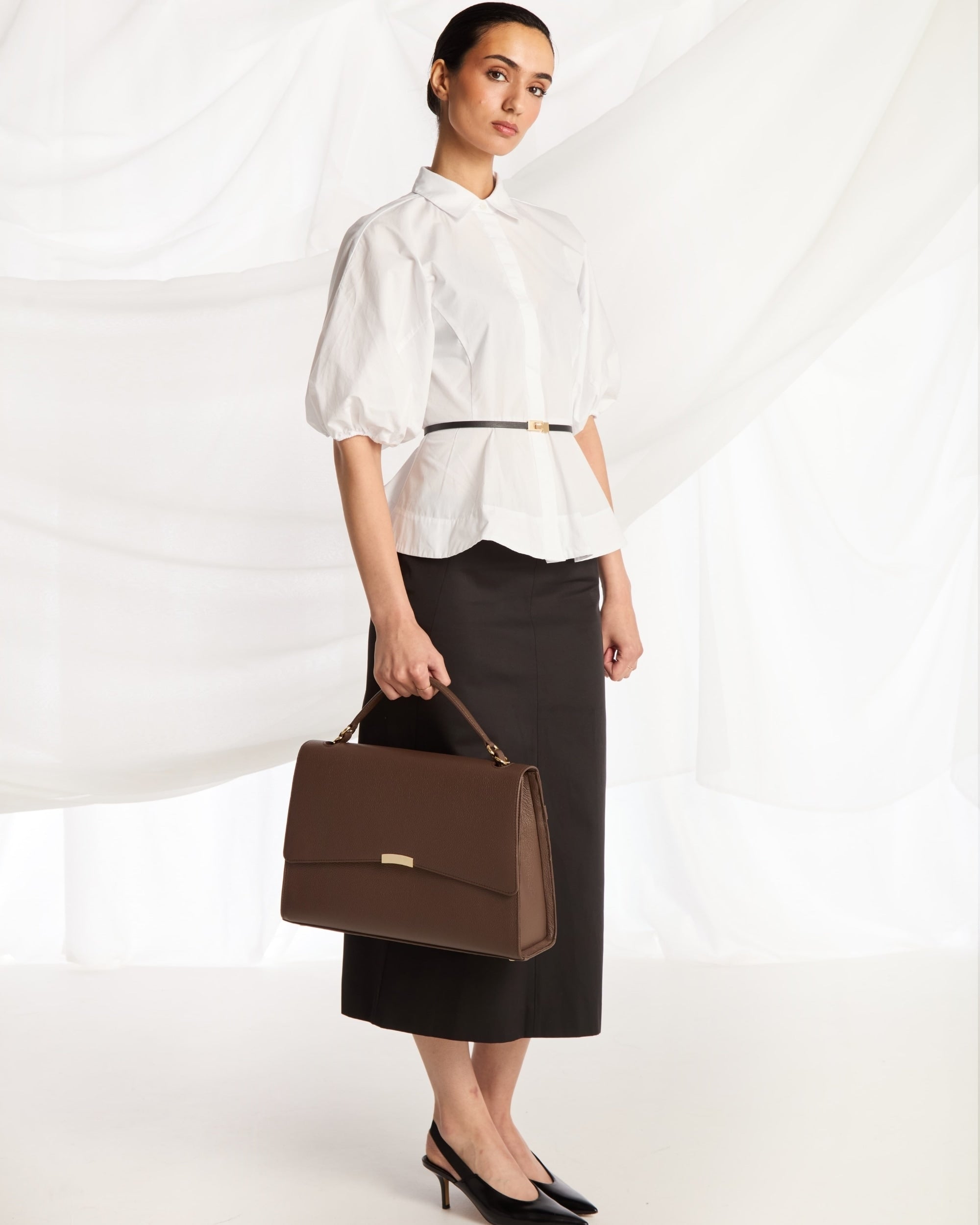 Signature Briefcase | Bestselling Leather Work Bag | BY BANOO