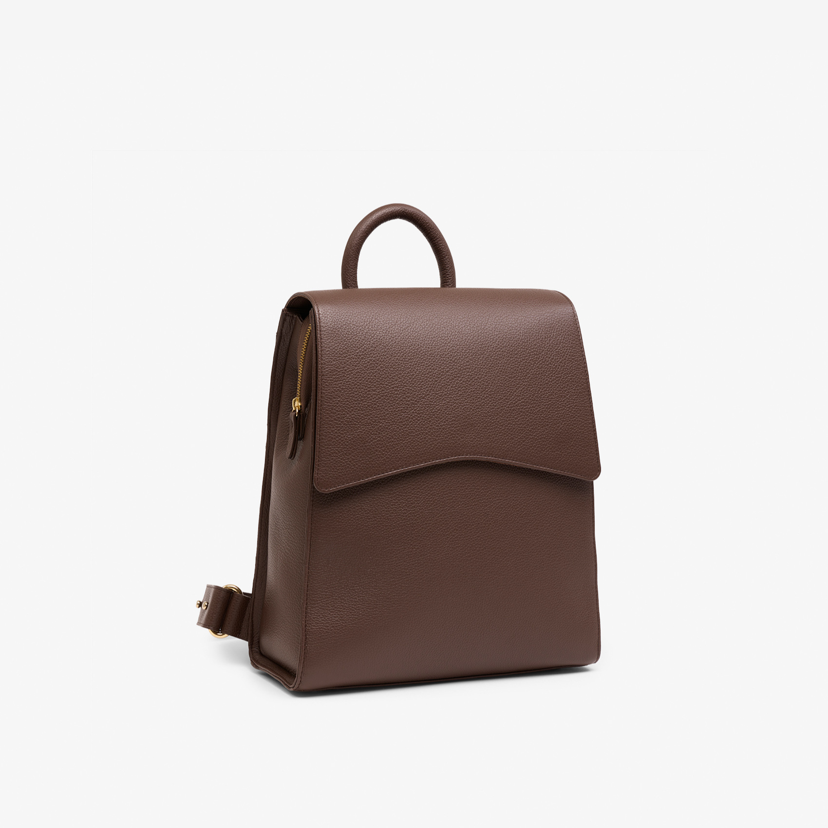 beibaobao backpack leather Mocha Leather Backpack