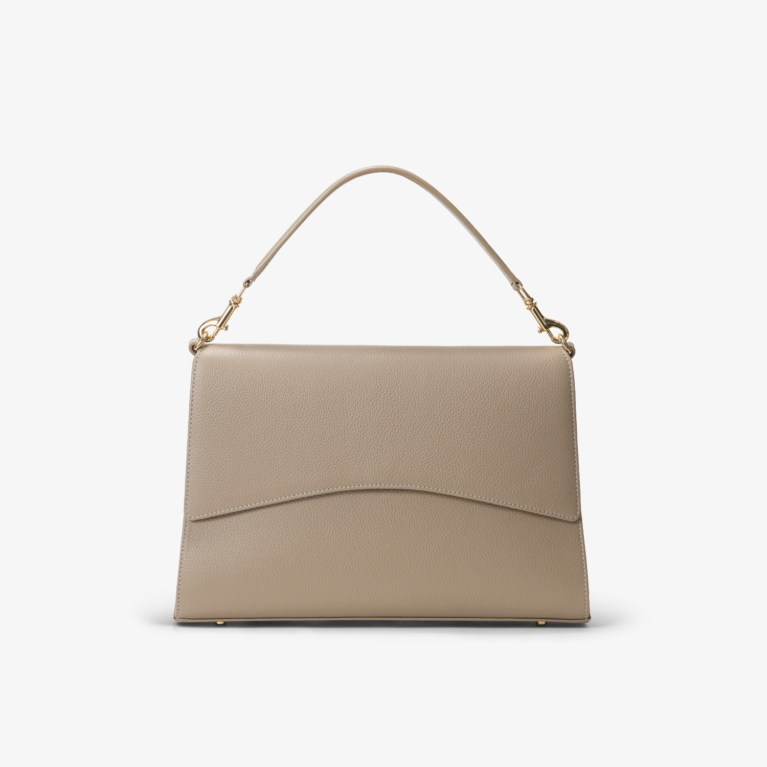 Classic Slim Briefcase - Clay/Gold