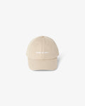 A light beige baseball cap with the words 'KNOW TO GROW' embroidered in white on the front, centered against a plain white background.