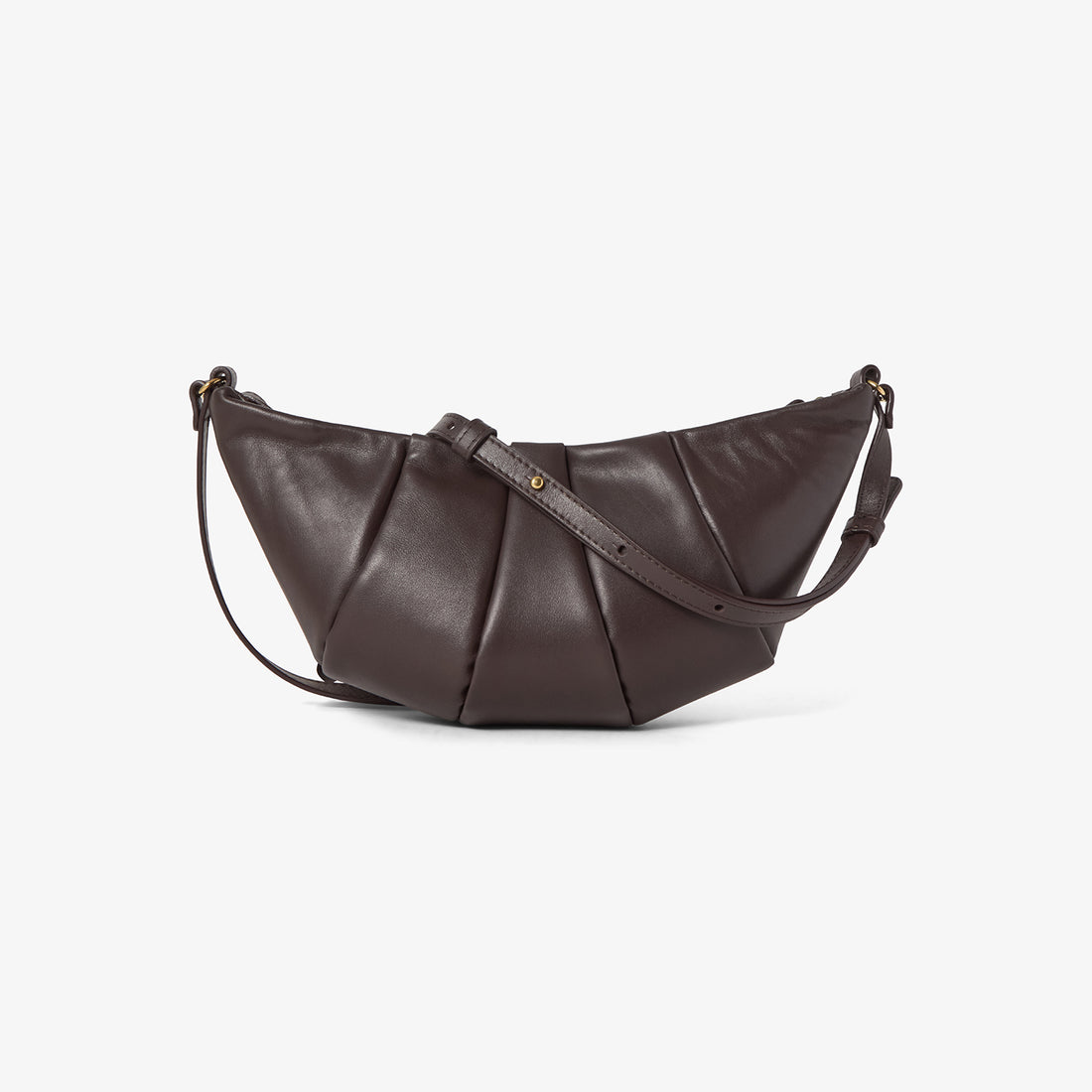 Croissant Bag - Mocha/Gold