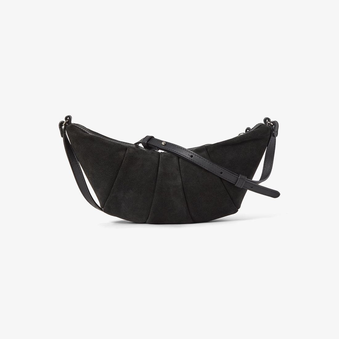 Croissant Bag - Black/Silver