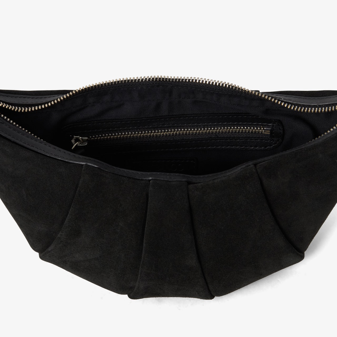 Croissant Bag - Black/Silver