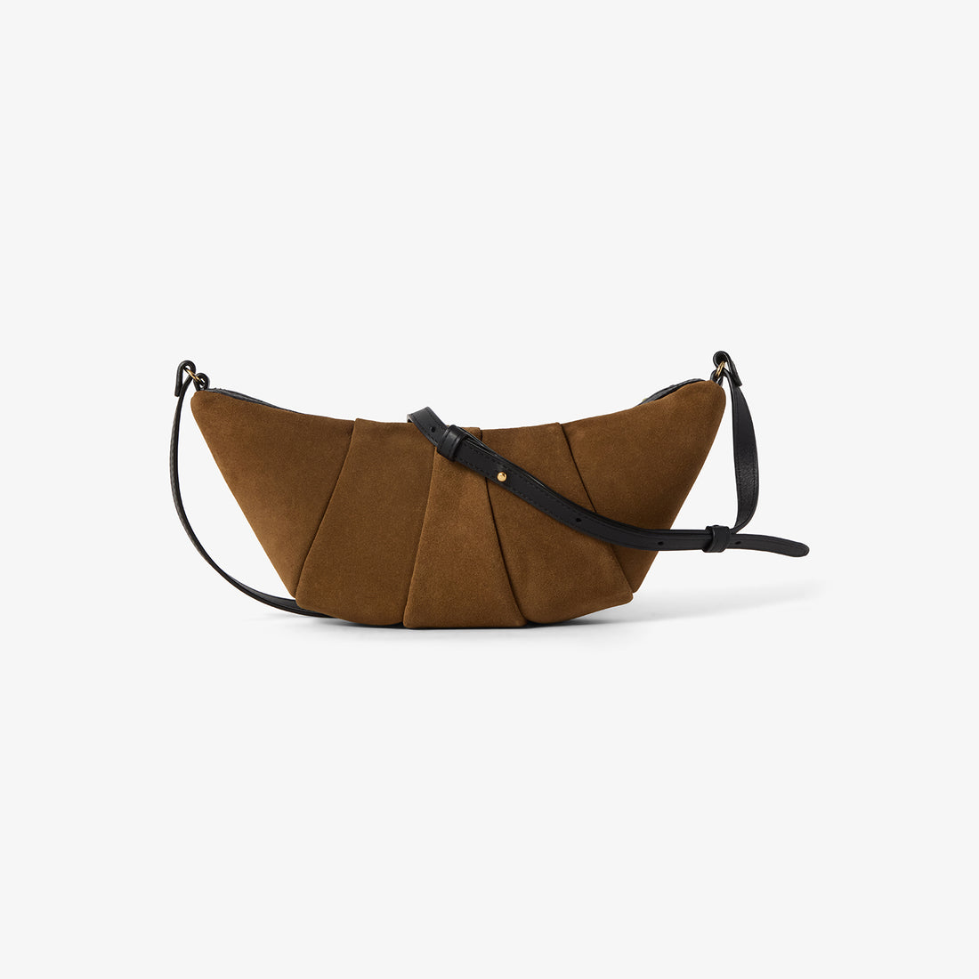 Croissant Bag - Pecan/Gold