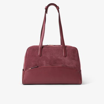 12 Hour Duffel Bag - Burgundy/Gold