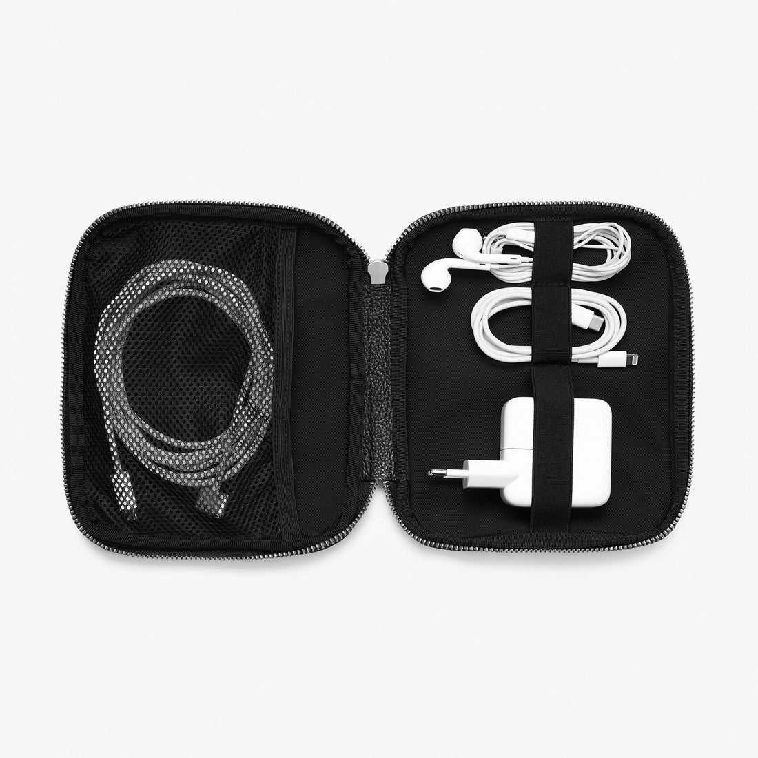 Cable Pocket - Biscuit/Silver