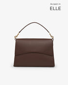 Classic Slim Briefcase - Mocha/Gold
