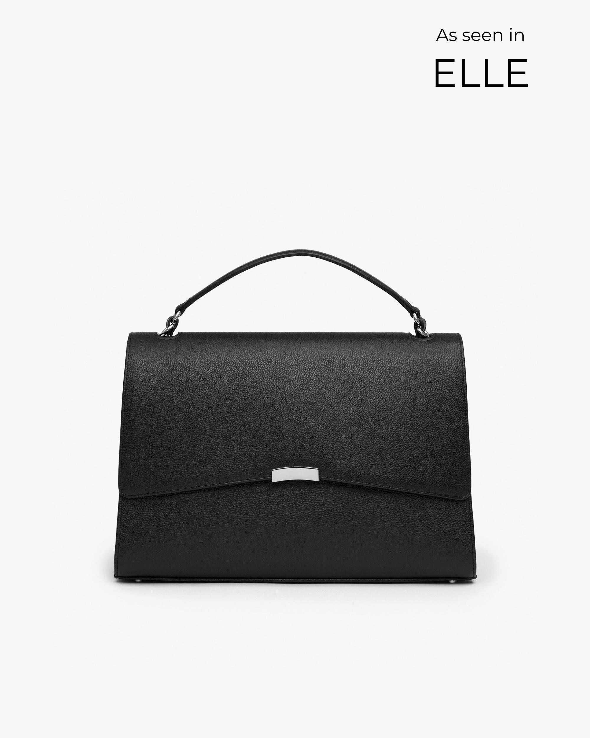 Signature Briefcase – Black/Silver | BY BANOO