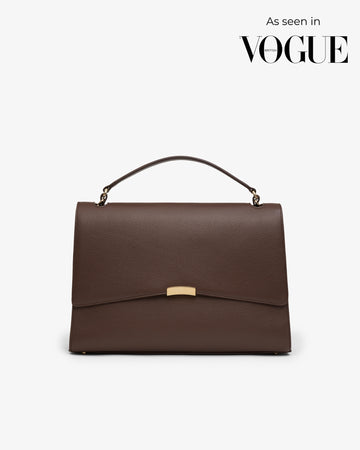 Signature Briefcase 14 - Mocha/Gold