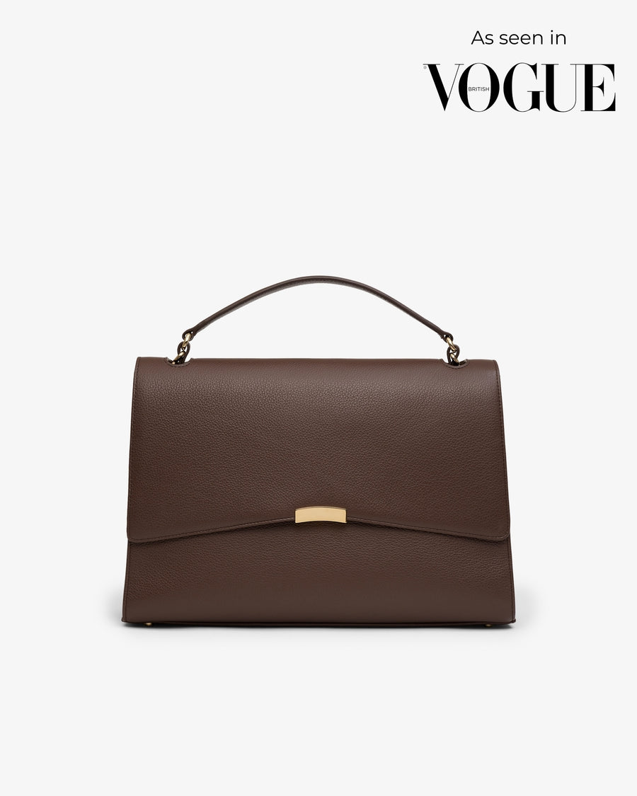 Signature Briefcase 14 - Mocha/Gold