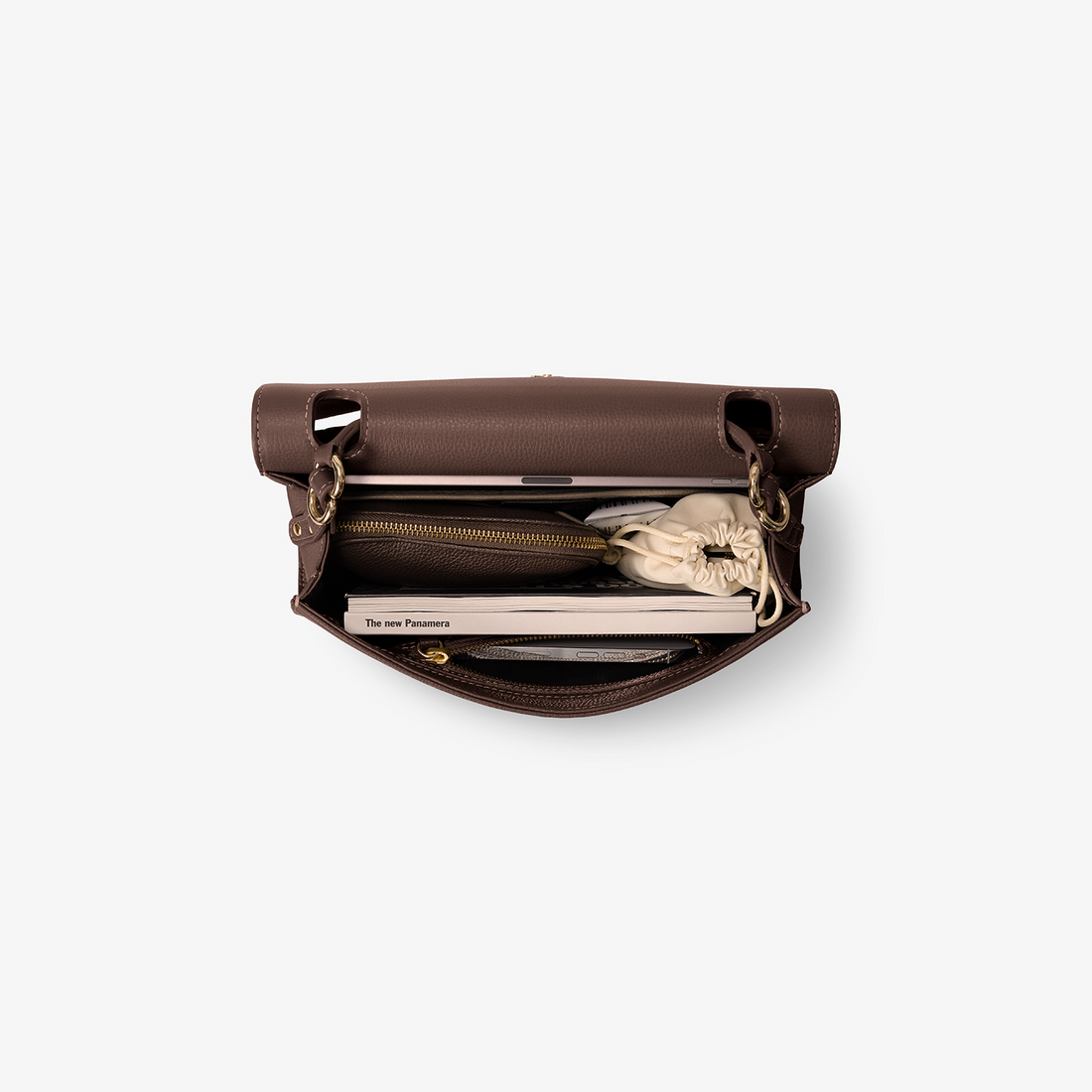 Signature Briefcase - Mocha/Gold - 10-11"