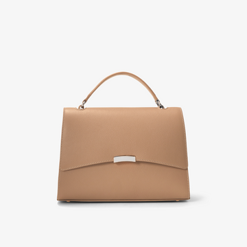 Signature Briefcase - Biscuit/Silver - 10-11"