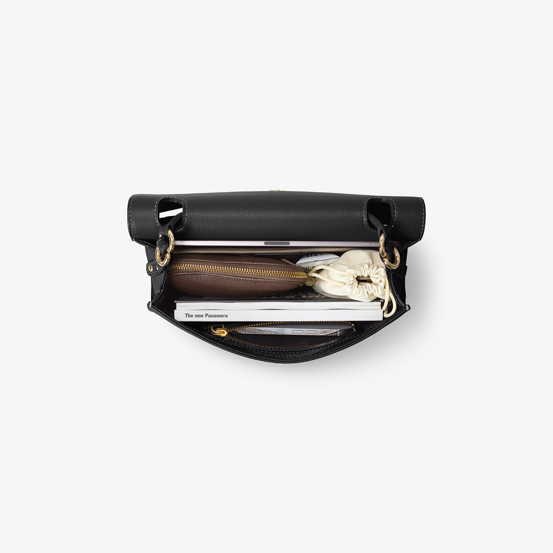 Signature Briefcase - Black/Gold - 10-11"