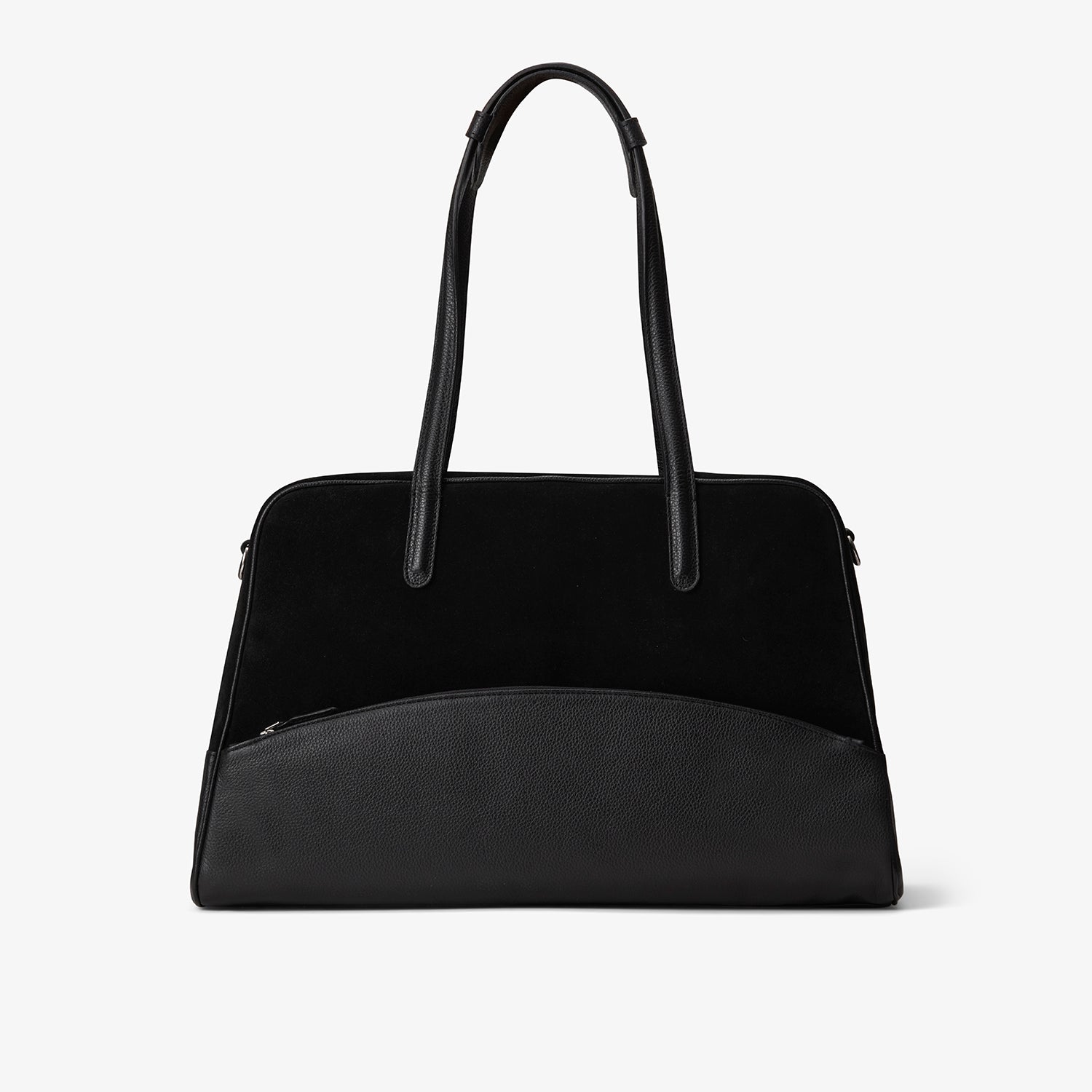 City Briefcase Heavy Grain & Branded Webbing (Black)