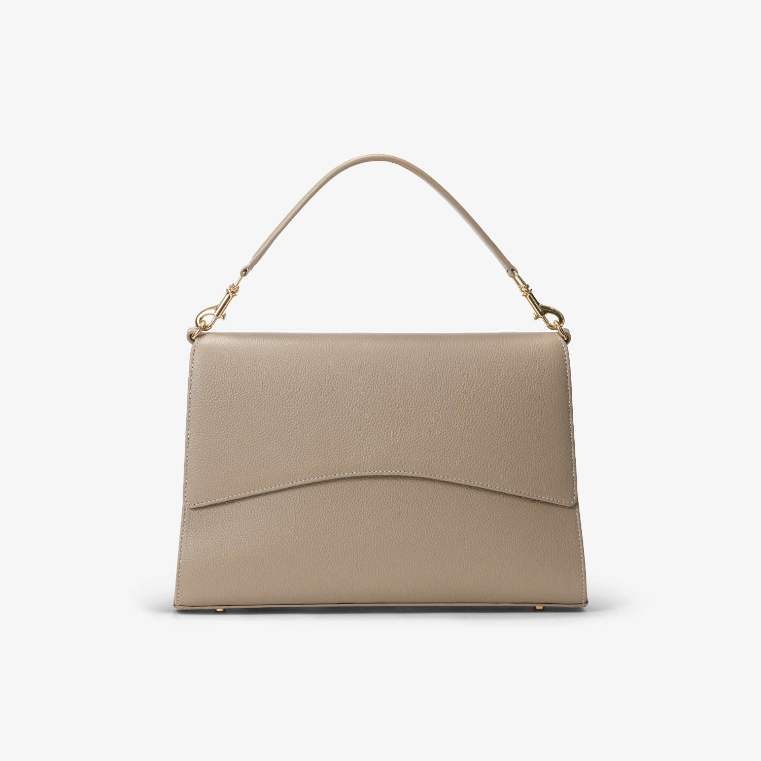 Classic Slim Briefcase - Clay/Gold